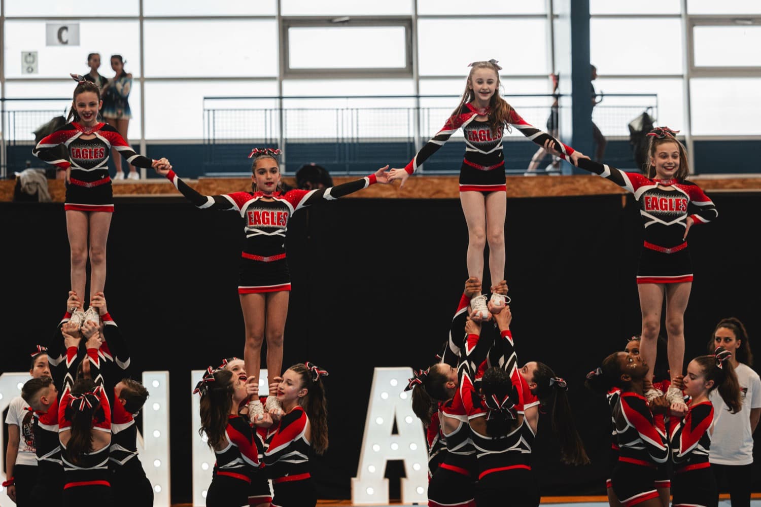 Les Eagles Cheerleading en compétition
