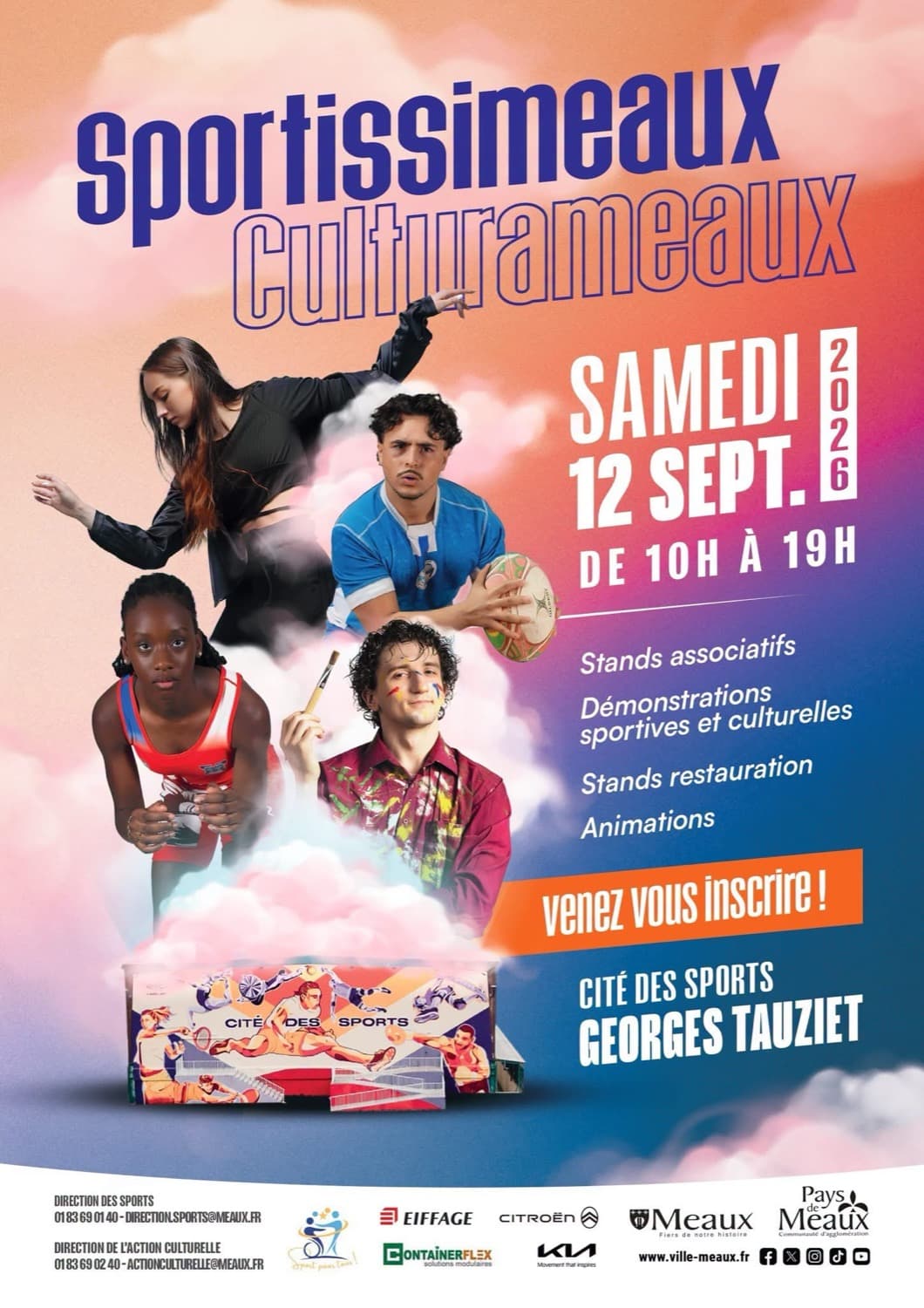 Préparation des athlètes avant le passage